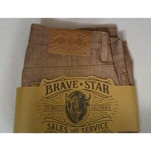 Brave Star Selvedge Denim Jeans - 32x31 - Beet Dyed - True Straight